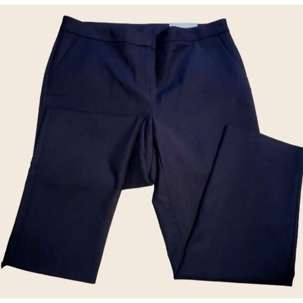 Chico's Black Ankle Flex Waist Band Trousers Pants Slacks Womens size 12R NWT